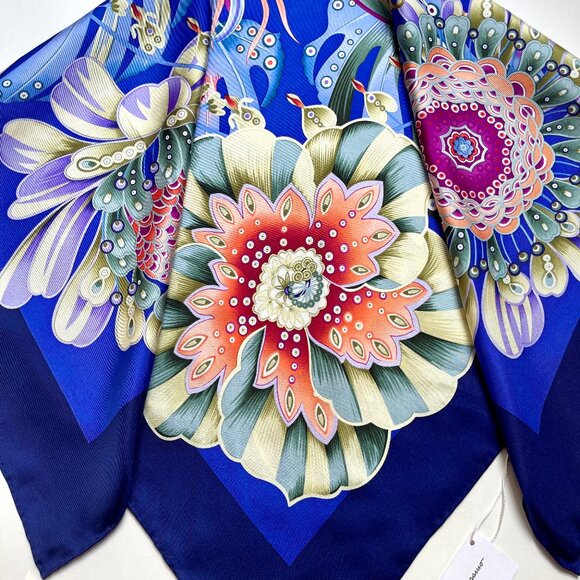 Salvatore Ferragamo Silk Scarf - Picture 15 of 16